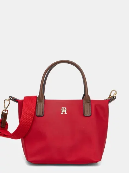 Tommy Hilfiger geantă crossbody pentru femei roșu