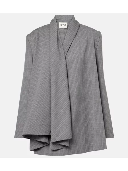 Geacă Tove de lână gri