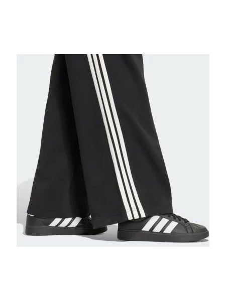 ADIDAS SPORTSWEAR Sportnadrágok adidas KIT Wide / piszkosfehér fekete