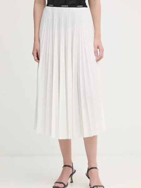 Lacoste spódnica plisowana biała
