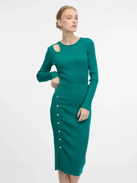 Pulover Orsay lung verde