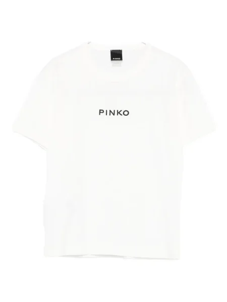 Tricou Pinko cu broderie alb