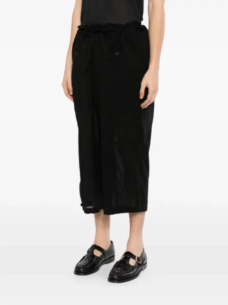 Pantaloni scurți Yohji Yamamoto negru