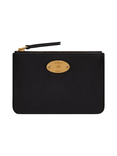 Portfel Mulberry z logo czarny