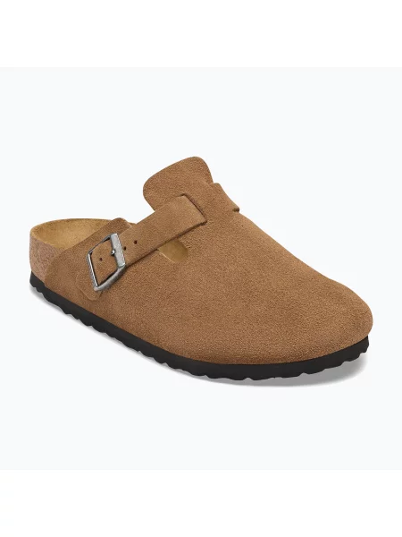 Замшевые мюли Birkenstock