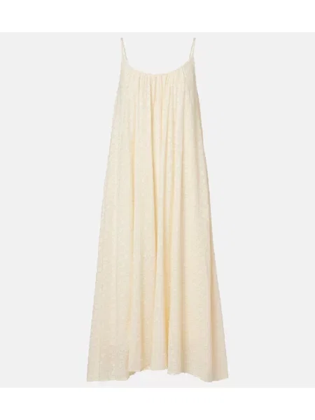 Rochie midi Eres de mătase galben