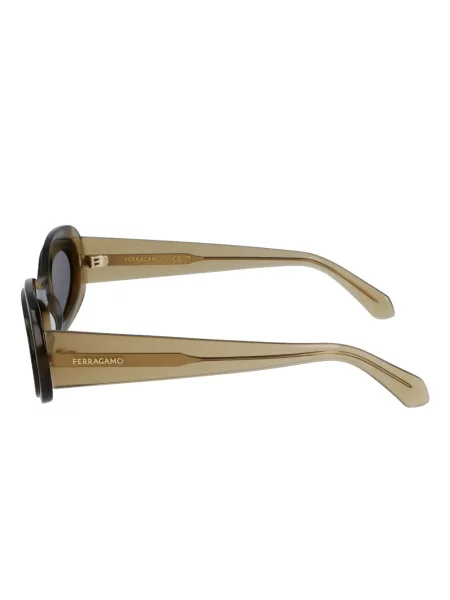 Γυαλιά ηλίου Ferragamo Eyewear πράσινο