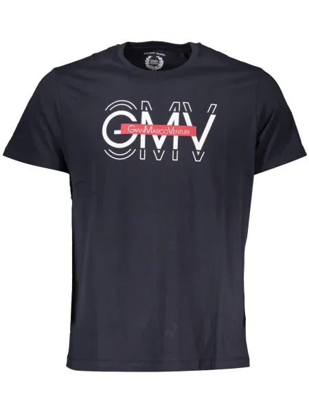 Tricou Gian Marco Venturi scurt albastru