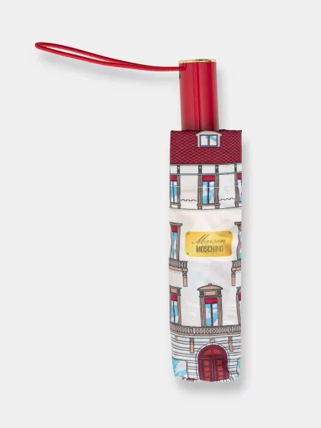 Moschino umbrela automată bej