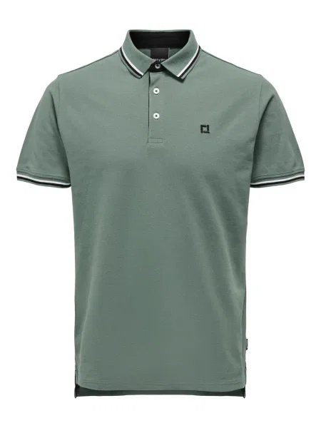 Only & Sons Tricou polo Fletcher verde