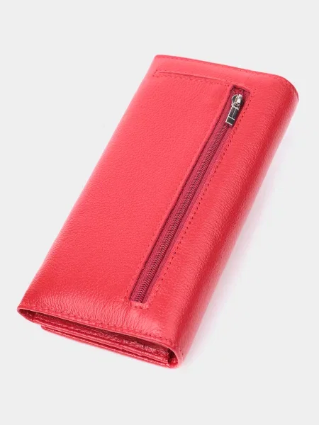 ST Leather Accessories Гаманець Шкіра червоний