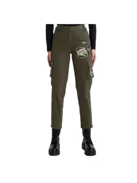 Spodnie cargo Aeronautica Militare zielone