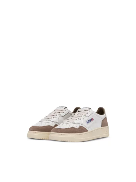 Sneakersy Autry brązowe
