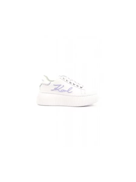 Sneakersy Karl Lagerfeld skórzane białe