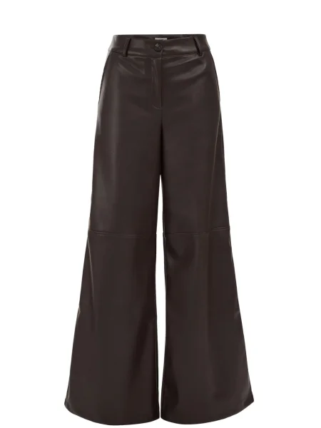 WE Fashion Pantaloni închis maro