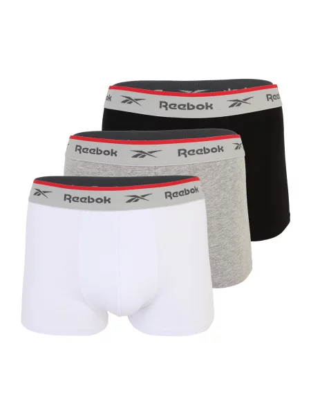 Reebok Chiloți sport Ovett gri amestecat / negru alb