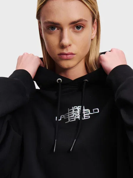 Джинсовое платье Karl Lagerfeld Jeans черное