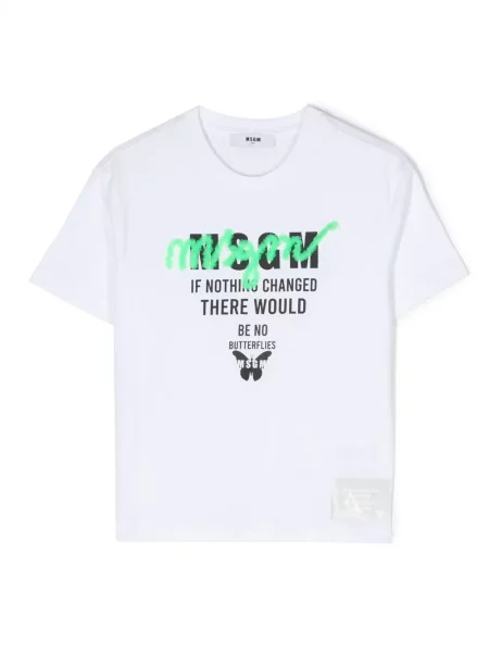Koszulka dziecięca Msgm biała