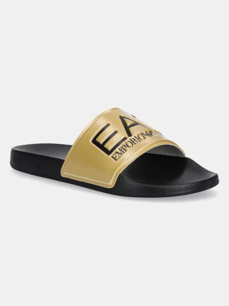 Emporio Armani klapki żółty