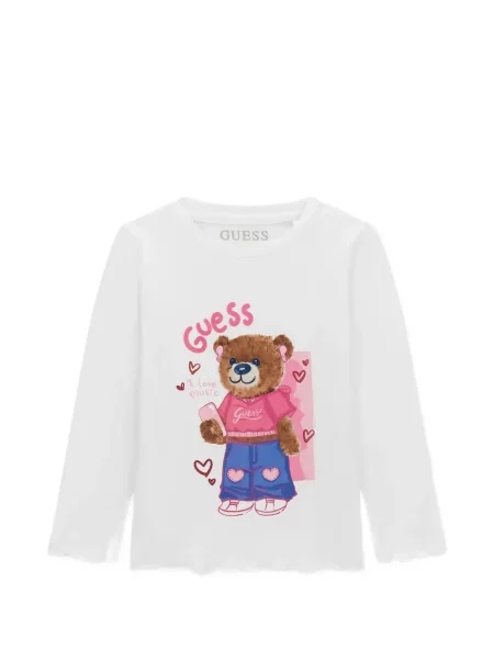 Dětské tričko Guess bílé