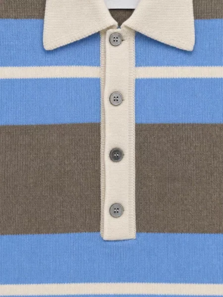 Gulerat tricou polo Amaranto albastru