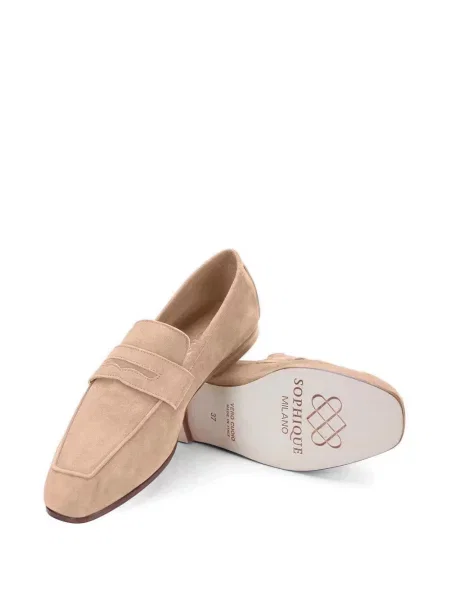 Pantofi loafer Sophique din piele de căprioară
