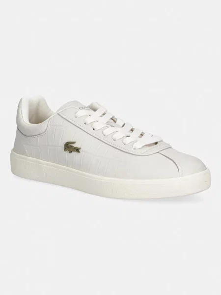 Lacoste Baseshot Leather Sneakers superge usnjene bež