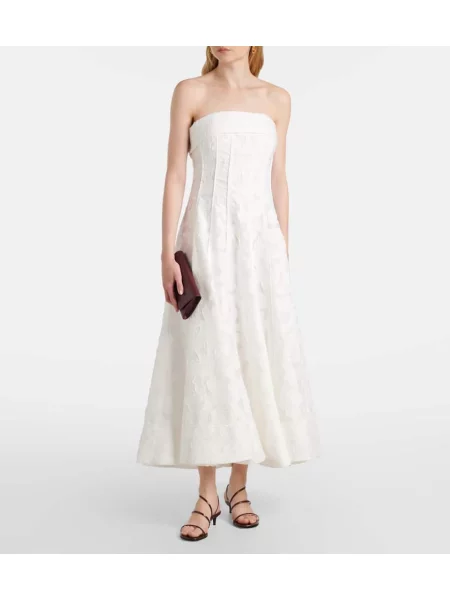 Rochie Simkhai din jacard de costum alb