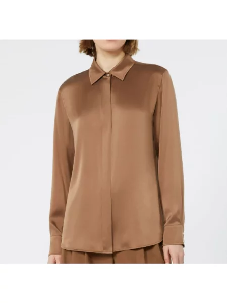 Koszula Max Mara brązowa