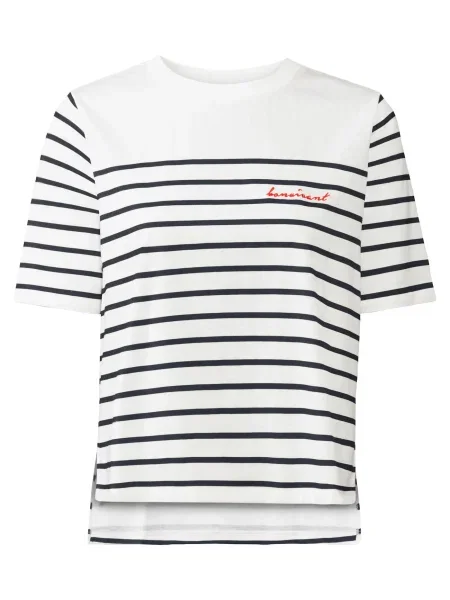 LASCANA Tricou portocaliu / negru alb
