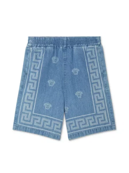 Szorty jeansowe dziecięce Versace niebieskie