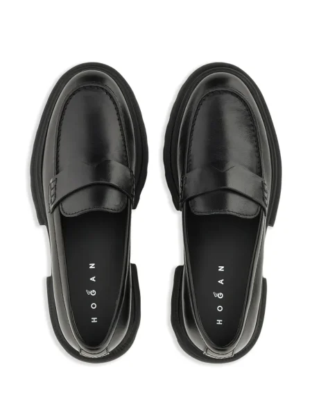 Pantofi loafer Hogan din piele negru