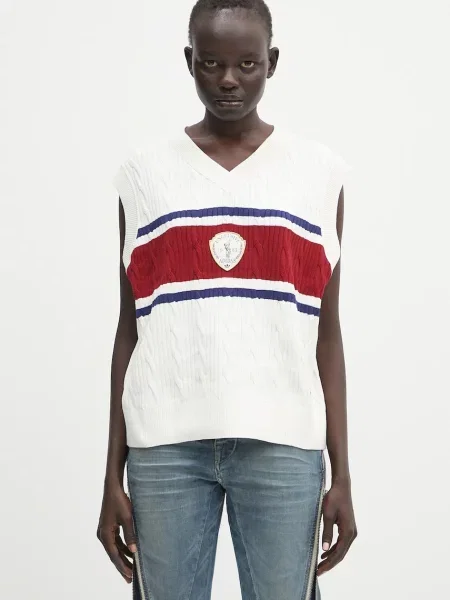 Adidas Originals kamizelka Retro beżowy