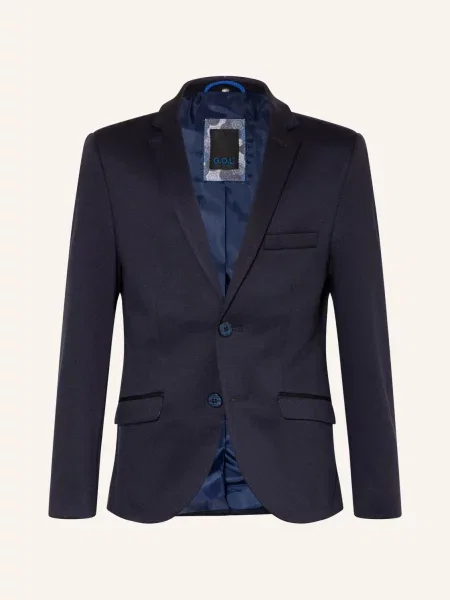 G.O.L. Finest Collection Žerzejové Sako Slim Fit tmavě modrá