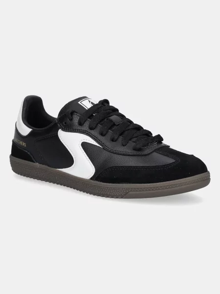 Кожени маратонки Skechers HOTSHOT черно
