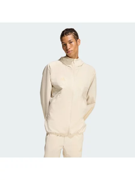 Komplet dresowy Adidas z kapturem do biegania
