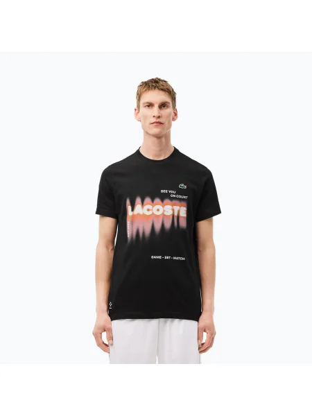 Tricou Lacoste pentru bărbați negru
