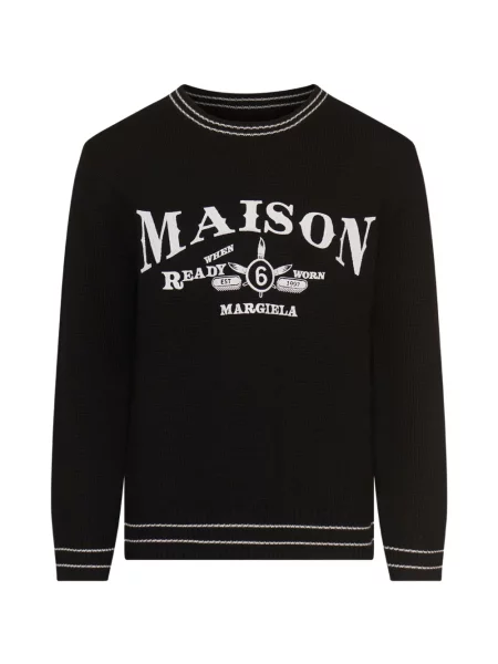 Pulover Mm6 Maison Margiela de lână negru