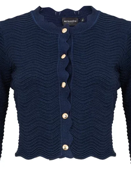 Cardigan Retrofete albastru