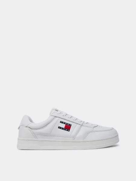 Шкіряні Напівчеревики Tommy Hilfiger білий