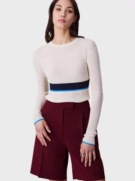 Смугастий светр Calvin Klein білий