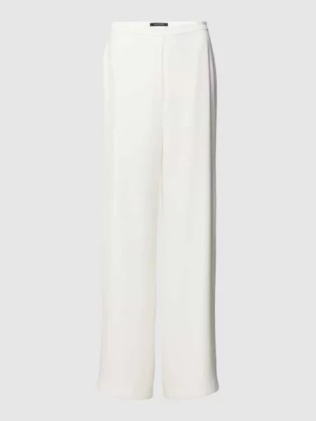 Spodnie w jednolitym kolorze Swing białe