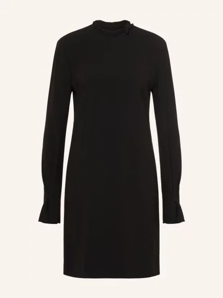 Dorothee Schumacher Šaty Statement Drape S Volánky černá