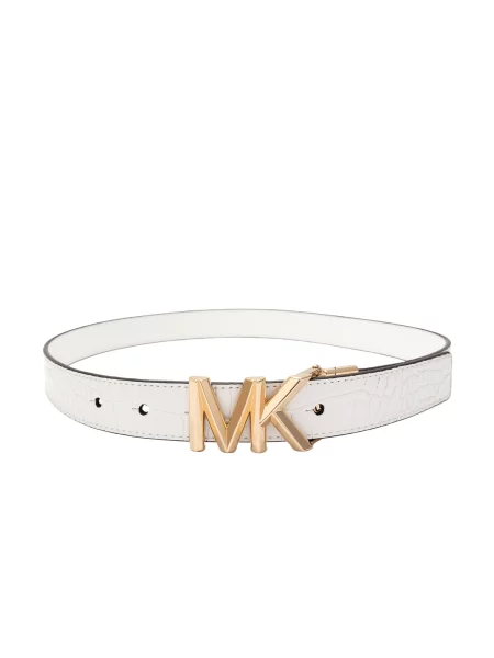 Curea Michael Kors din piele alb