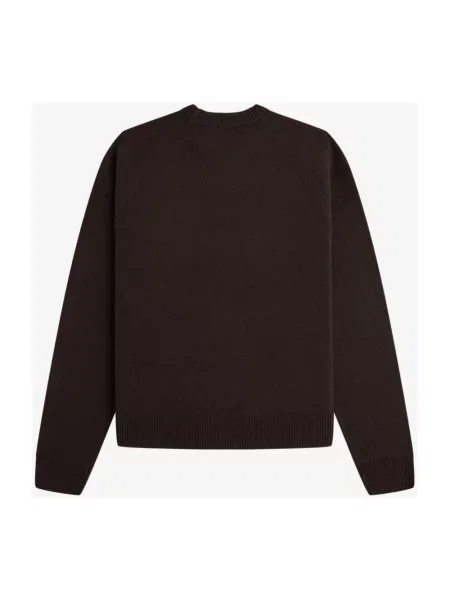 Sweter Fred Perry wełniany brązowy