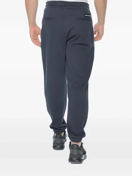 Τρέξιμο παντελόνι Armani Exchange με αυτόγραφο μαύρο