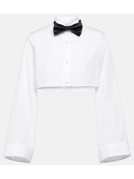 Top Noir Kei Ninomiya o krotszym kroju biały