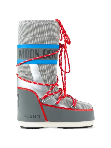 Botki dziecięce Moon Boot szare