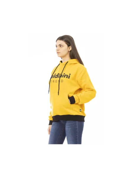 Bluza z kapturem Baldinini z kapturem żółta