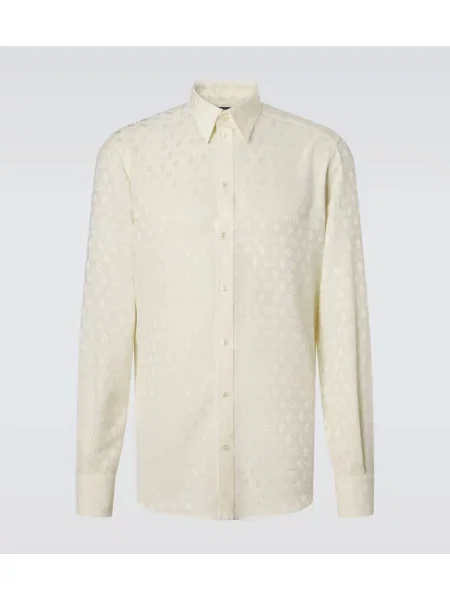 Svilena srajca Dolce&gabbana bela